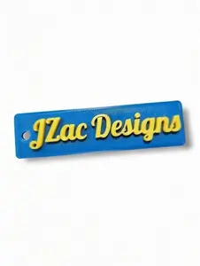 Custom 3D Printed Keychain  Personalized Name Tag Business Branding