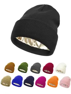 Solid Color Beanie Hats for Men & Women Fitted Knitting Warm Hat for Fall & Winter Outdoor Activities Machine Washable Daily Clothing Decor