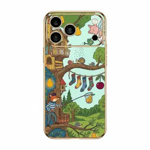 17#TikTok Made Me Buy It iPhone 17 Pro Max Cases Girls, Aesthetic Whimsical Fox Stealing Sock Phone Case, for iPhone 16 Pro Max Shockproof Cover