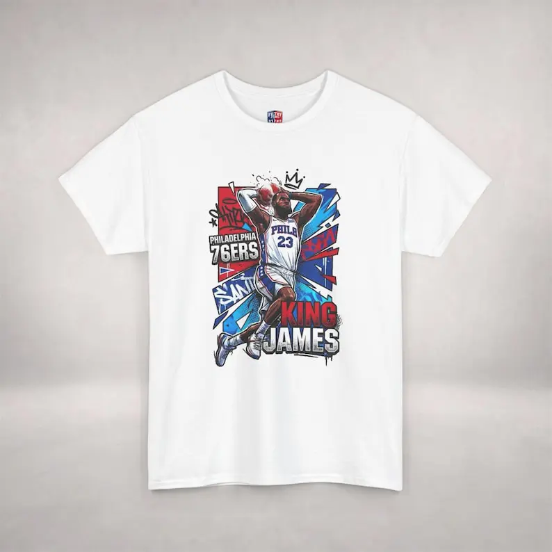 Basketball Dunk Graphic T-Shirt, Retro Court Art Tee, Urban Sports Short Sleeve Shirt, Casual Unisex Top