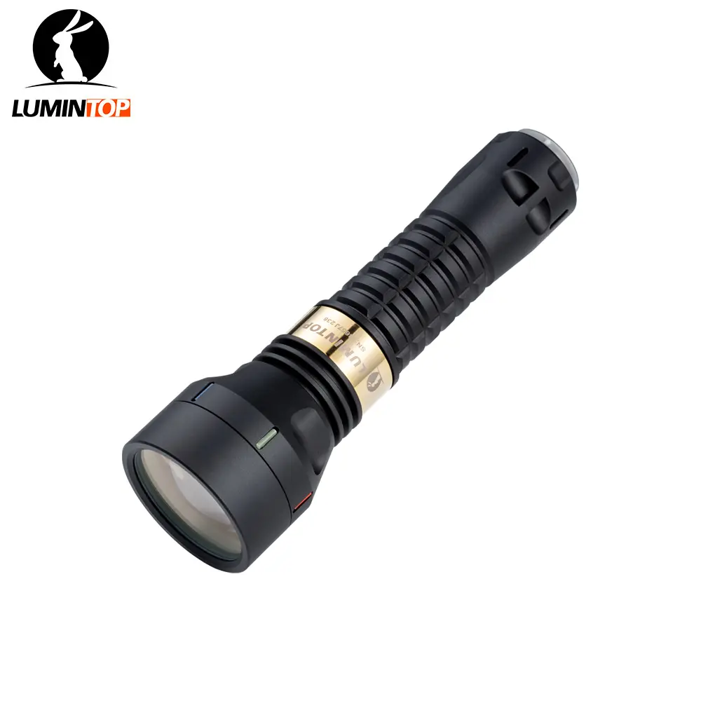 LUMINTOP THOR II V2.0 Tactical LEP Flashlight, Portable & Rechargeable with 1700M Long-Range Beam, IP68 Rated for Outdoor Adventure & Hiking, Tactical Flashlight, Waterproof