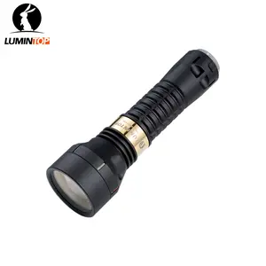 LUMINTOP THOR II V2.0 Super Bright LEP Flashlight, 1700M Long Distance Beam, IP68 Dustproof & Waterproof Rechargeable Spotlight Torch for Outdoor Adventure & Survival summerwins