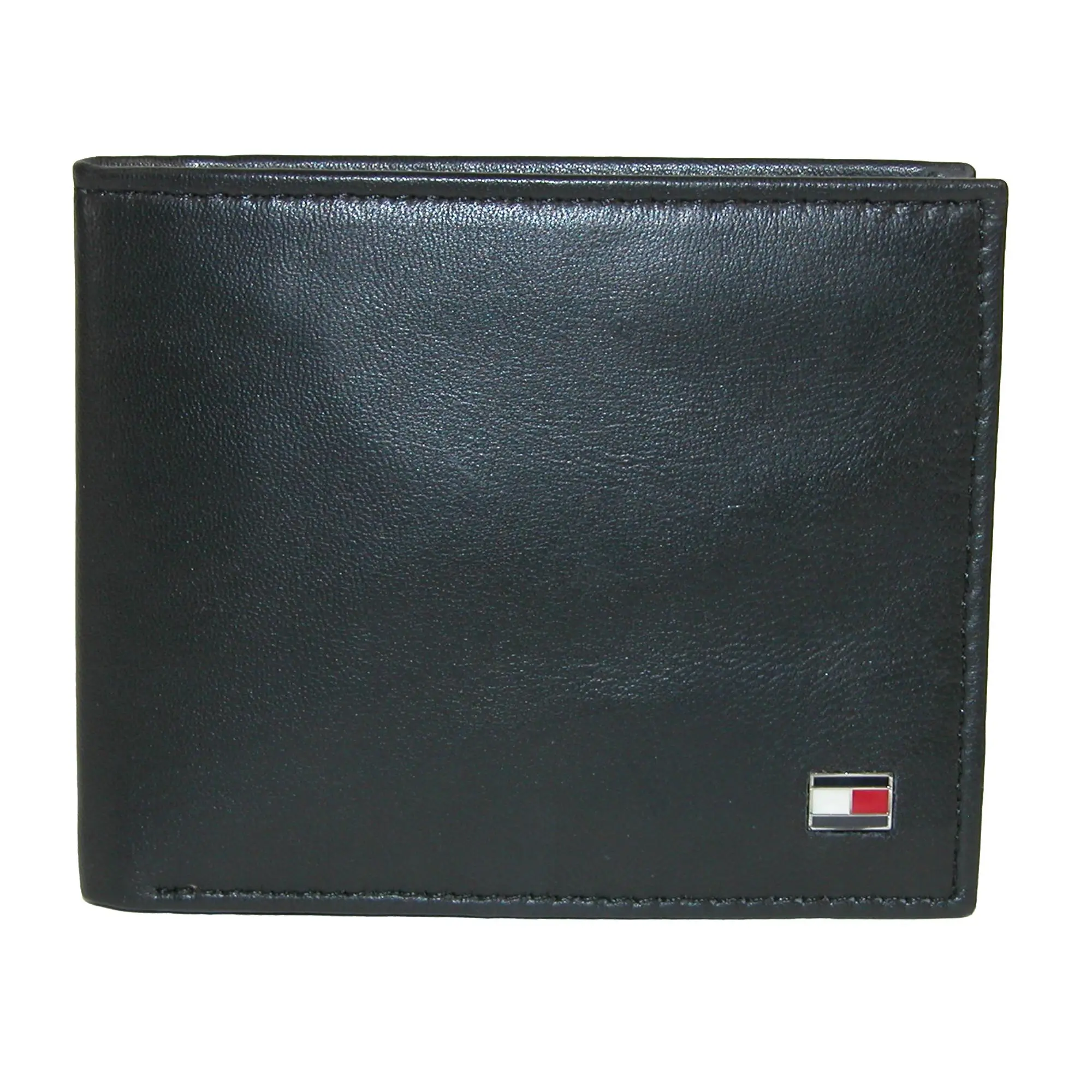 Tommy Hilfiger Men's Leather Oxford Slim Bifold Wallet, Bifold Wallets