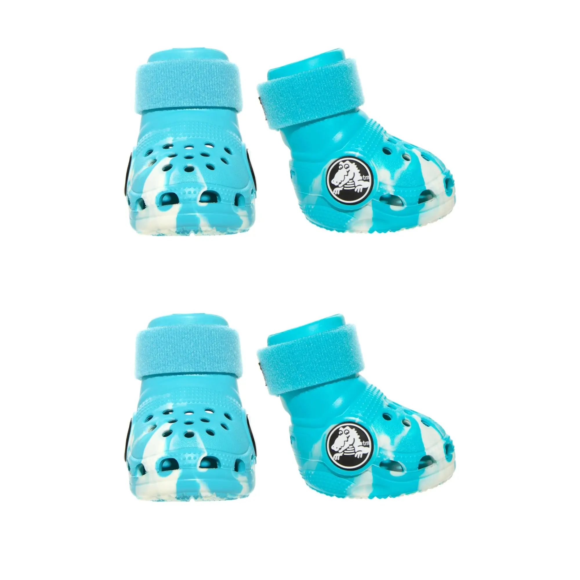 BarkBox - Dog Shoes - Each Box comes with 4 | EVA Foam with Adjustable Strap, Breathable, Glow-in-Dark