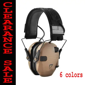 (The product has a W logo.)Tactical Ear Protection Headset, Safety Eardefenders, Noise Cancelling Wired Over-Ear Headphones for Shooting Cs Hunting, 1 Piece, High-Quality Sound Design