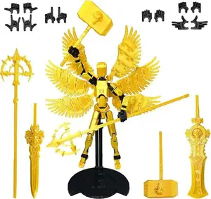 Multi-Articulated Titan Action Figures with DIY Assembly Tools