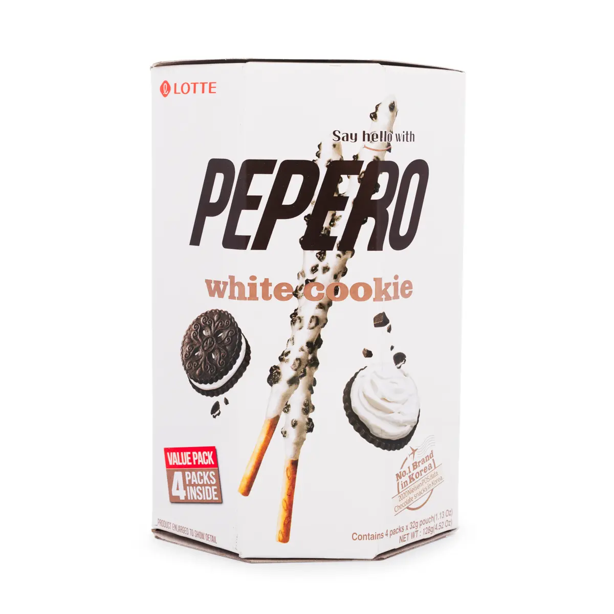 Lotte Pepero White Cookie 128 g