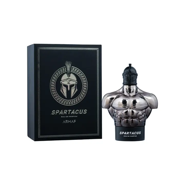 Armaf Spartacus Eau de Parfum for Men, Bold Spicy Woody Vanilla Scents, A Signature Scent for Adults, 3.4 fl oz (100ml), Aromatic Citrus Woody, Spicy Woody Fragrance