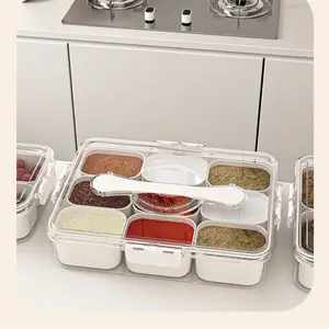 Portable Snack Tray with Lid and Handle, Transparent Organizer for Party, Gathering, Kitchen Use, Ideal for Snacks, Candy, Fruit, Nuts