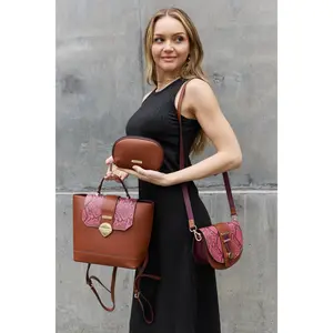 Elegant Python 3-Piece Bag Set