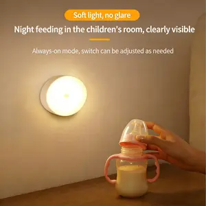 【New Store Promotions】Two pieces Night light LED energy-saving lamp, rechargeable, long battery life, no need for drilling