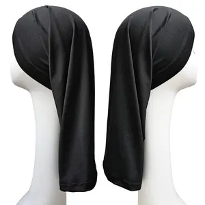 Satin Lined Dread Loc Cap Long Braid Cap Elastic Dreadlock Tube Sock for Full Cover Hair Stocking Night Sleep Bonnet
