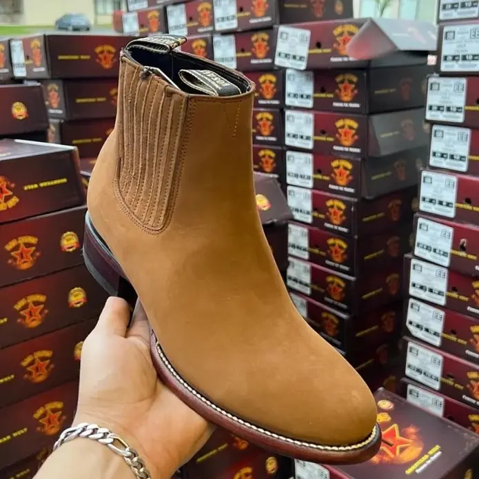 50B Los Altos Men's SHEDRON Round Toe Botin