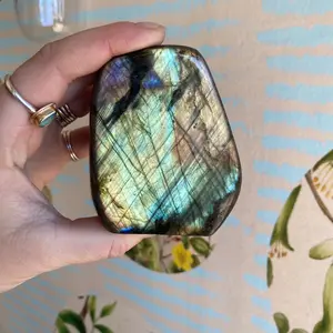 Labradorite Freeform Crystal Home Decoration