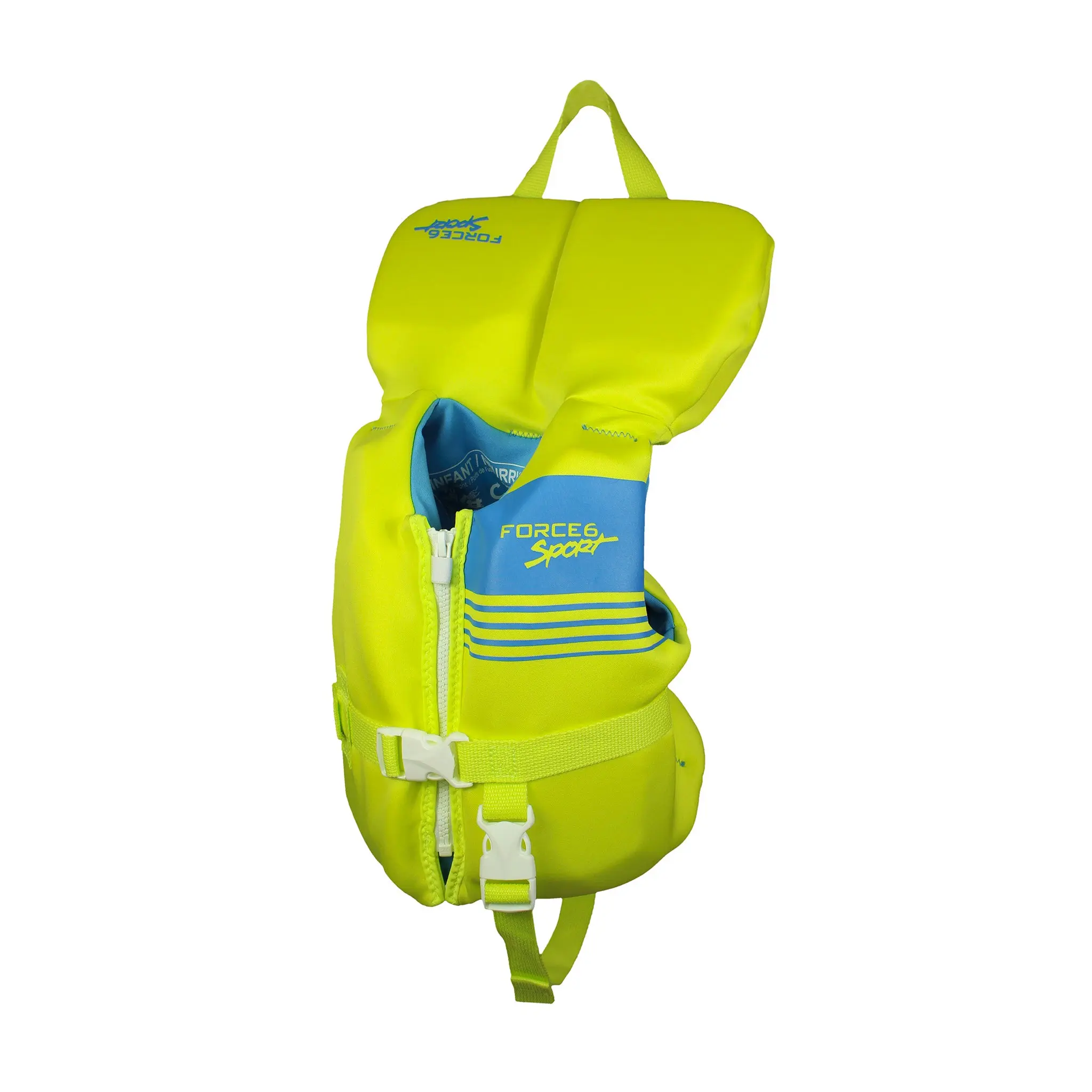 Force 6 Bobber Vest – USCG & TC Approved Infant Life Jacket PFD | Lightweight Neoprene | Up to 33 lbs | Boating, Kayaking, Water Sports