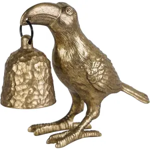 Gold Candle Snuffer, Vintage Bird Decor Candle Extinguisher, Decorative Wick Snuffer Candle Accessory