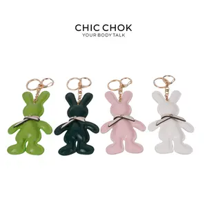 Groovy Bunny | Fun and trendy Easter, cute and dynamic with you Keychain