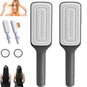 Scalable rotating comb, one click hair removal, anti entanglement, anti-static, multi-functional portable household comb
