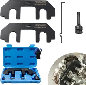 303-1655 Camshaft Holding Tool, Ford 3.5 Timing Tool Kit Compatible with Ford 3.5L EcoBoost Upgraded GT F-150 Expedition Lincoln Navigator, with Cylinder Head Screw Removal Socket