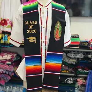 Graduation Sash Scarf Stole Class of 2026 virgen María