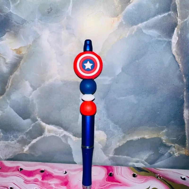 America Man Pen with Red White & Blue Design for Writing and Note Taking