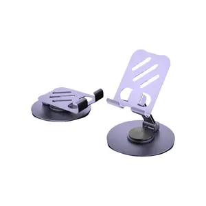 360 Degree Rotating Metal Phone and Tablet Stand, Universal Phone Holder, Universal Compatibility, Non Slip Base, Durable Metal Construction, Rotating Phone Mount