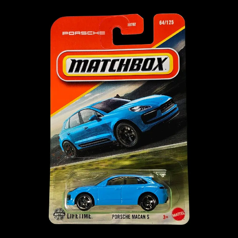 2025 Matchbox Porsche Macan S Diecast Metal Car, Metal Blue MBX Collectible Racing Model Car