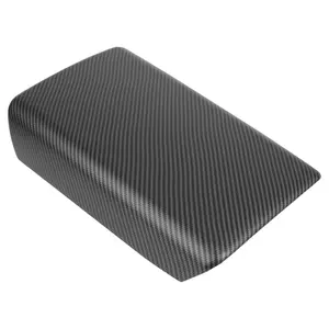 Car Center Console Armrest Box Cover, Carbon Fiber Pattern Car Armrest Box Protective Cover, Car Interior Accessories Car Interior Decor for Tesla Model 3 Model Y 2019-2022 Car Interior Decorative