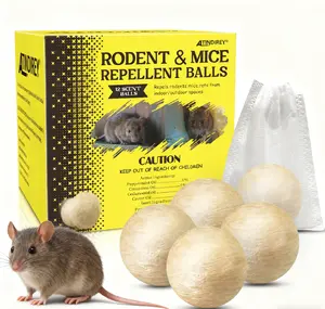 Natural Mint Rodent & Rat Repellent Balls Indoor Outdoor Car Engine Protection Long Lasting Peppermint Oil Formula Safe for Pets Kids 30 60 Days Effective Mouse Deterrent
