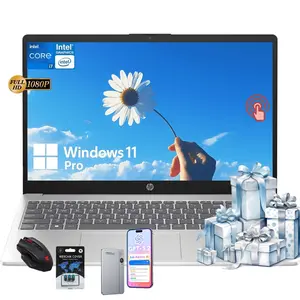 HP 2026 15.6 Touch-Screen FHD inch Laptop PC,Windows 11 Pro,Bluetooth 5.3,Intel Core i7-1355U, 32GB RAM, 512GB SSD,Backlit Keyboard, Wi-Fi 6,Silver,Bundle Accessory
