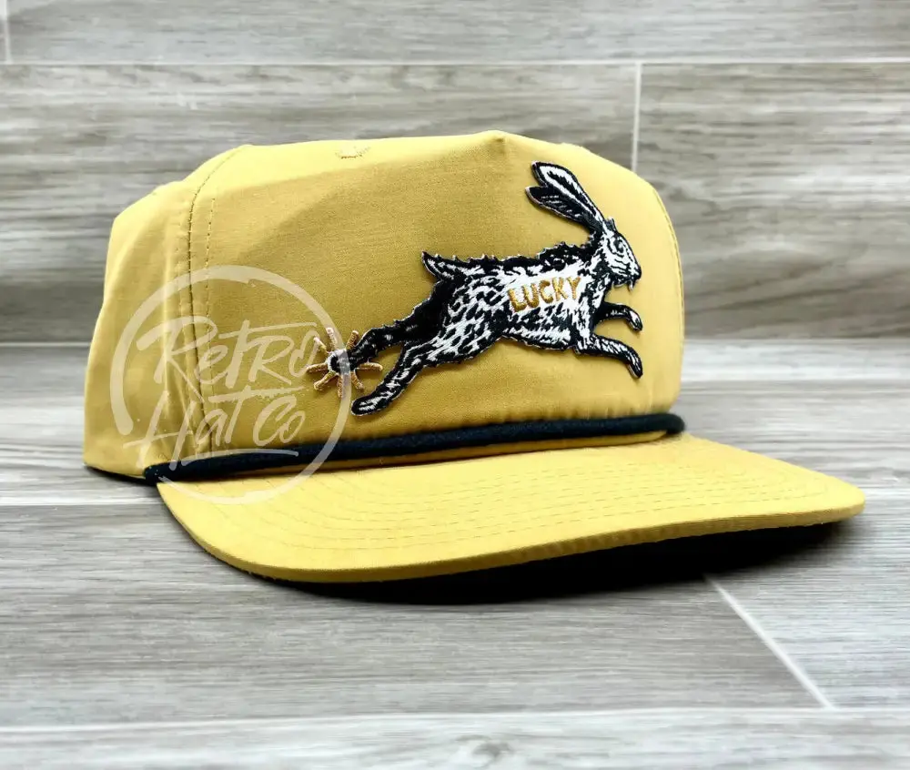 Lucky Rabbit on Retro Rope Hat stylish hat snapback trucker