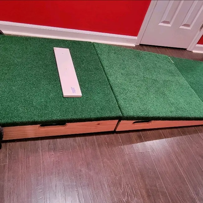 Baseball Pitching Mound with Wheels Folding Foldable Rolling Rolls Youth Size and Up Available Water Treated and Sealed  6 inch height is for 12u . 8 inch is for 14u.  10 inch is for high school and on up.