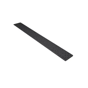 212 MAIN Aluminum Powder-Coated Non-Slip Stair Tread, Black, Indoor/Outdoor Use, Compatible with Non-Slip Rugs