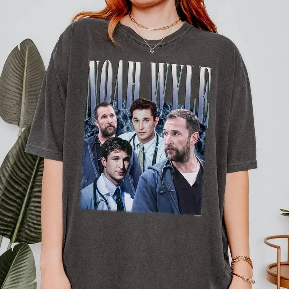 Noah Wyle Shirt, Noah Wyle Retro Tshirt, Noah Wyle Vintage Shirt, Noah Wyle Tees, Noah Wyle dr Robby Retro Graphic Shirt, Movie Shirt Gift