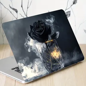 Rose & Letter Pattern Laptop Sticker, Waterproof & Anti-scratch Laptop Decal, Universal Laptop Decorative Sticker for Laptop, Car, Phone, Decal For Cars