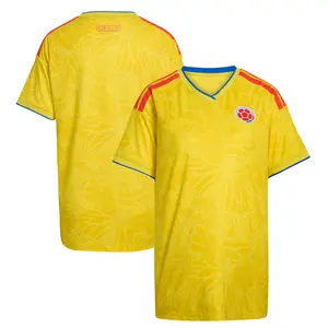 Colombia National Team Soccer Jersey 2026 Home Away FCF Yellow Sunburst Men Women Fan Shirt Loose Casual Streetwear Sport Fall Winter Spring Supporter Gift Tee
