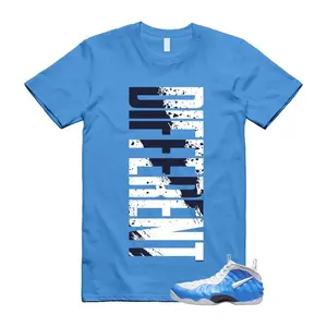 Foamposite University Blue White Midnight Navy Air Pro 2026 T Shirt Match DFRNT