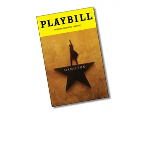 Hamilton Playbill Sticker