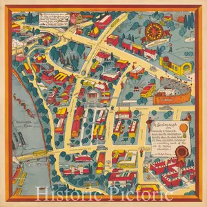 Cartograph of the University of Minnesota, 1940 - Historical Map Print
