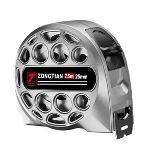 25 feet/7.5 meters stainless steel retractable tape measure - double-sided scale, heavy-duty construction, carpentry and family use cinta para medir multi-function metric waterproof tool Father's Day gift measuring tool ruler