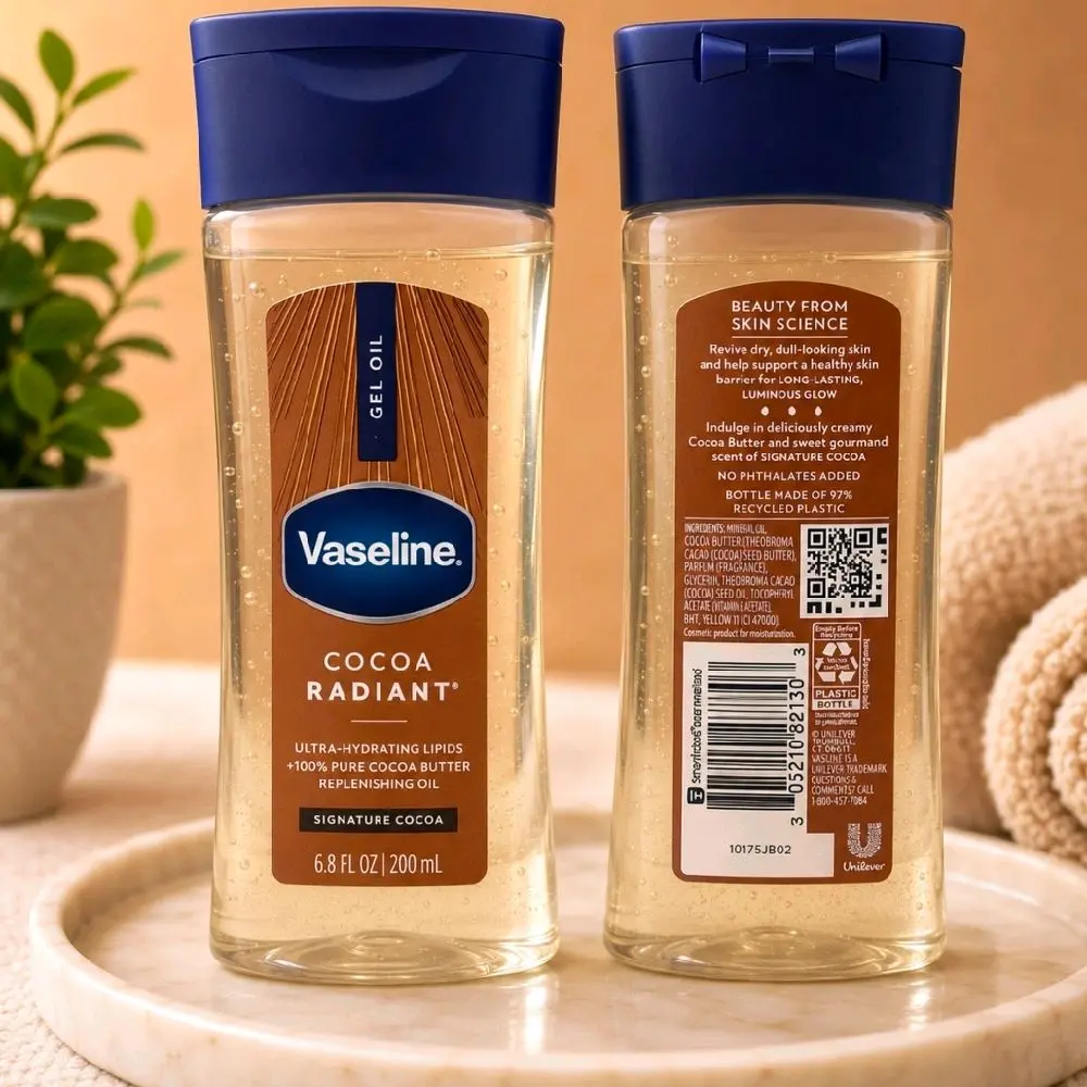 body oil vaseline