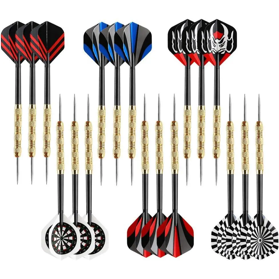 Swiilpo Metal Tip Darts, Steel Tip Darts, Professional Metal Darts, Darts Metal Tip Set, Metal Darts for Dartboard ﻿     ,By Traiisutor
