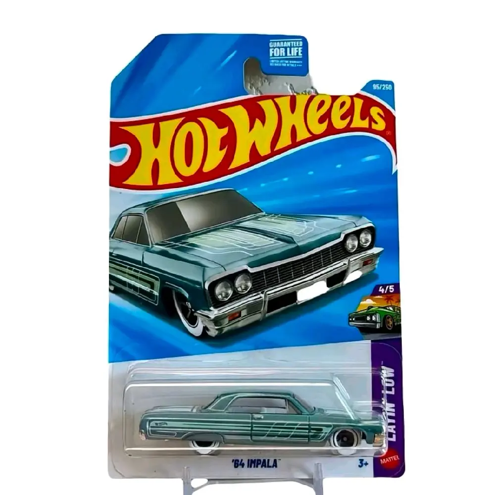 Hot Wheels 1:64 Diecast Model Car - '64 Impala Lavin Low Classic Lowrider Collectible Toy, Collectible Model Car