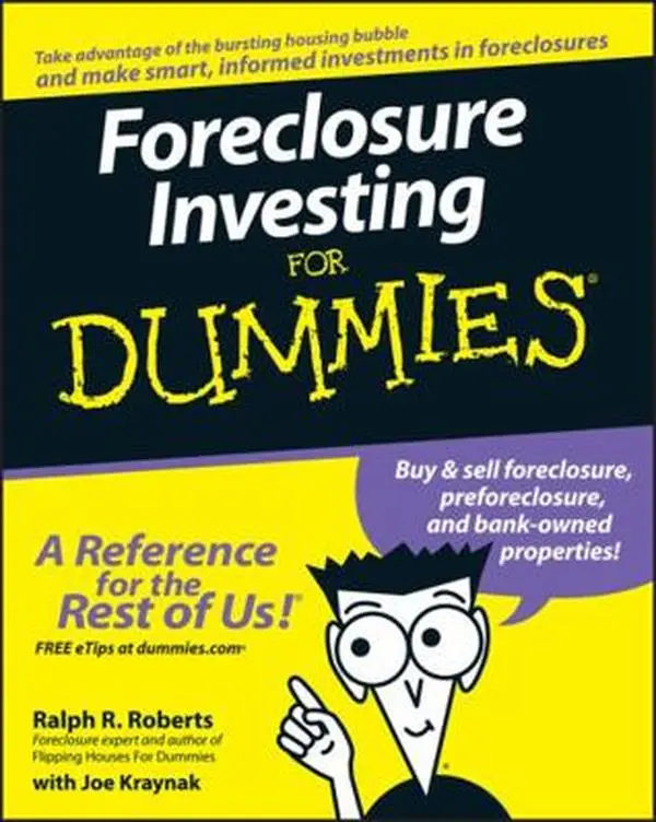 Used Book - Foreclosure Investing for Dummies by Ralph R. Roberts (Paperback, English) - Real Estate Step-by-Step Guide with Housing Bubble Strategies for Profits