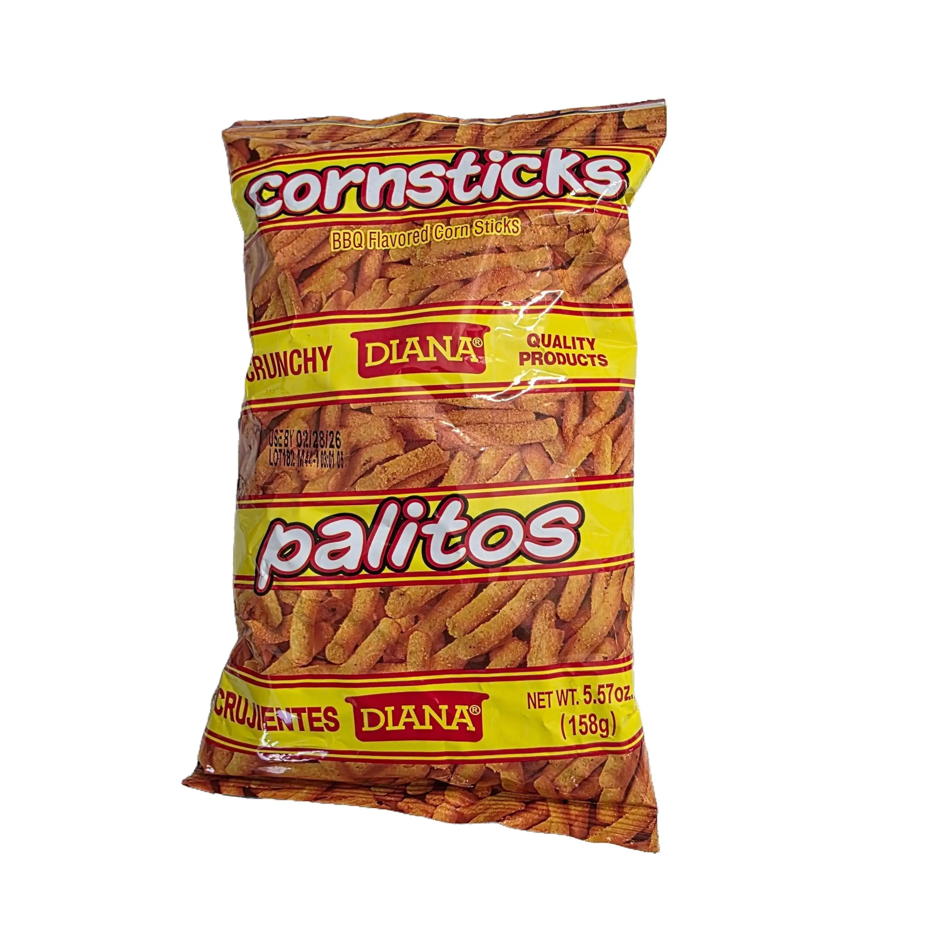 Diana Palitos- Corsticks BBQ Flavored Corn Sticks Crunchy & Tasty On-the-Go Snack 5.57 oz