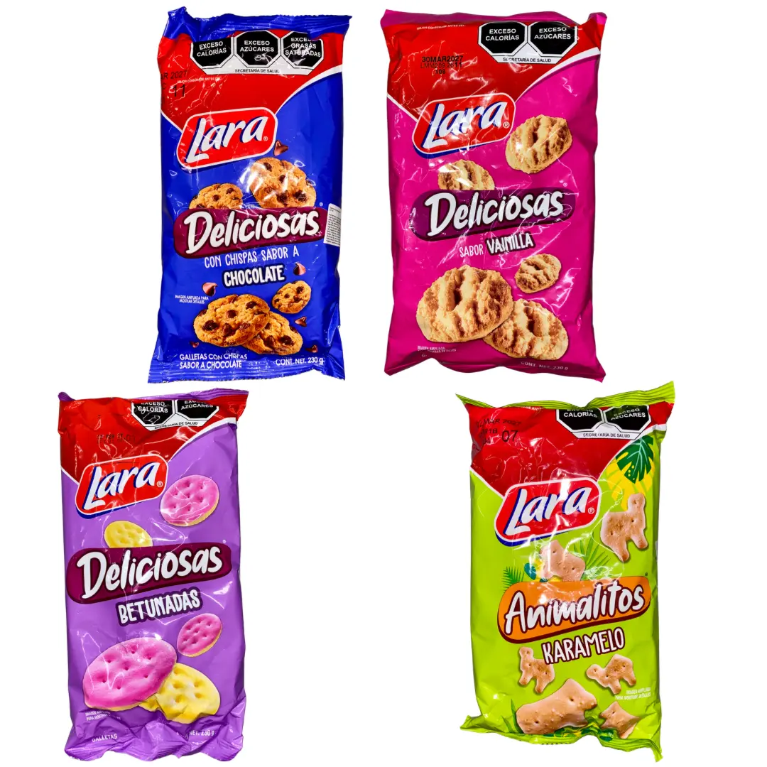 Lara Galletas Mexicanas – Deliciosas Sabor Tradicional de México - Lara Cookies  Authentic 100% Mexican Cookies – Sweet Traditional Snack from Mexico