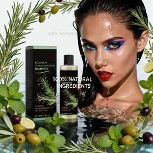 Rosemary Thickening Shampoo Plant-based Oil-control Nourishing Moisturizing Repairing Volumizing and Refreshing Shampoo-100ml with Vitamin C E and Manganese Dioxide