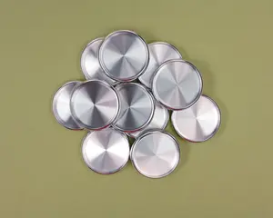 Silver Metal Planner Expander Discs- 3.7cm