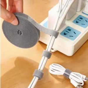 3m Multi-Functional Cable Organizer, Reusable for Home Office, TV Computer Cables, or, Versatile Wire Management Tool