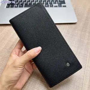 2026 New Men's Business Fashion Long Wallet, Ultra-Thin Soft Leather, Multi-Card Large Capacity Hand Accessory for Sports & Outdoor Camping Hiking, Business Fashion Wallet